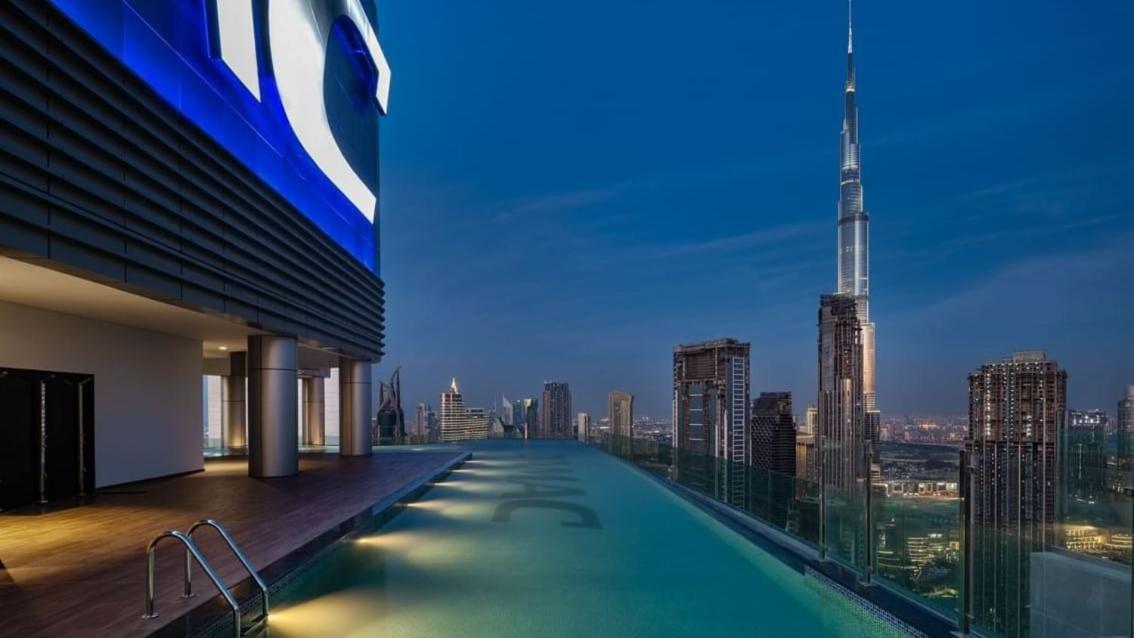 Keyrock Living - 1 Bedroom Apartments - Business Bay - Near Metro Station - Zada Tower Dubai Bagian luar foto